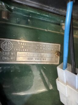 
										MG B 1800 ROADSTER TARGA ORIGINALE “TO” full									