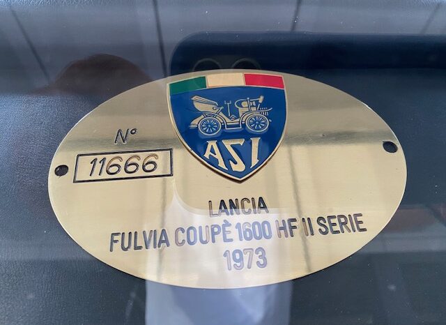
								Lancia Fulvia HF 1.600 LUSSO ASI ORO full									
